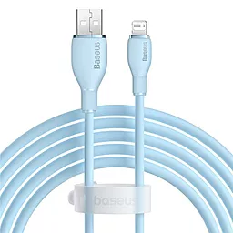 Кабель Baseus Pudding Series USB-A - lightning 12w 2.4a 1.2м cable Blue (P10355700311-00) - фото Кабель Baseus Pudding Series USB-A - lightning 12w 2.4a 1.2м cable Blue (P10355700311-00)