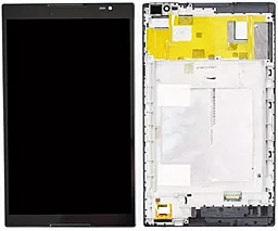 Дисплей для планшета Lenovo Tab S8-50, S8-50F, S8-50LC ( Wi-Fi) с тачскрином и рамкой, оригинал, Black