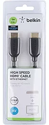 Видеокабель Belkin HDMI - HDMI v1.3 4k 30hz 1m black (F3Y021BT1M) - миниатюра 8