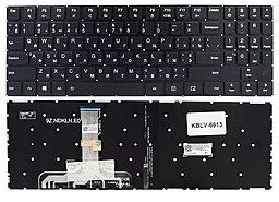 Клавіатура для ноутбуку Lenovo Legion Y520-15IKBN Y520-15IKBA Y520-15IKBM R720-15IKBN R720-15IKBM Y720-15IKB без рамки Прямий Enter підсвітка UKR SN20Q59155 чорна