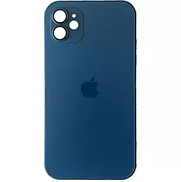 Чехол AG Glass with MagSafe для Apple iPhone 11 Navy blue