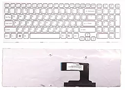 Клавіатура для ноутбуку Sony Vaio VPC-EL Frame  біла