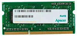 Оперативна пам'ять для ноутбука Apacer 4GB SO-DIMM DDR3L 1600MHz (DV.04G2K.HAM)