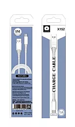 USB Кабель WUW X152 micro USB Cable White - мініатюра 3