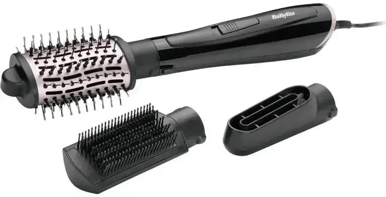 Фен-щітка Babyliss Style Smooth, 1000Вт, 2 режими, іоніз-я, хол. обдув, кераміка, чорний - фото 1