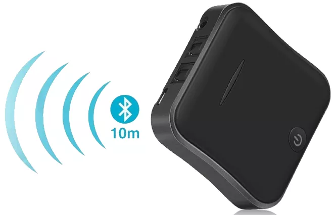 Блютуз-адаптер Vikefon BT-B19 Bluetooth 5.0 AptX HD Black - фото 6