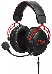 Навушники HyperX Cloud Alpha Black/Red (HX-HSCA-RD/EE) - мініатюра 3 Навушники HyperX Cloud Alpha Black/Red (HX-HSCA-RD/EE) - мініатюра 3