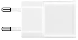 Сетевое зарядное устройство с быстрой зарядкой Samsung Adaptive Fast Charger QC 2.0 без кабеля White (EP-TA200) - миниатюра 2