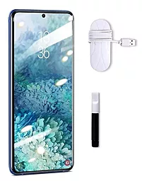 Захисне скло Baseus Curved Screen UV Samsung G985 Galaxy S20 Plus Transparent (SGSAS20PUV02)