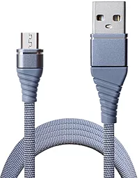Кабель Grand-X USB-A - micro USB 10.5w 1м cable Grey (NM012GR) - фото Кабель Grand-X USB-A - micro USB 10.5w 1м cable Grey (NM012GR)