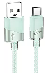 Кабель Hoco U132 USB-A - Type-C 15w 3a 1.2м cable Green - фото Кабель Hoco U132 USB-A - Type-C 15w 3a 1.2м cable Green