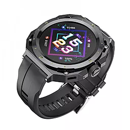 Смарт-годинник Hoco Smart Sports Watch Y14 (Call Version) Black