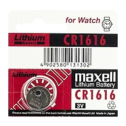 Батарейки Maxell CR1616 1шт
