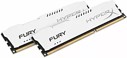 Оперативная память Kingston DDR3 8Gb (2x4GB) 1600 MHz HyperX Fury White (HX316C10FWK2/8)