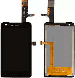 Дисплей Lenovo A660 с тачскрином, Black - фото Дисплей Lenovo A660 с тачскрином, Black