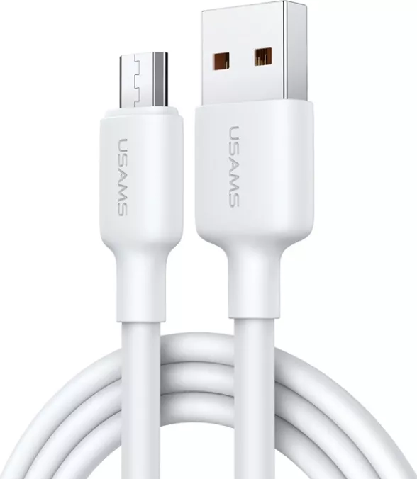 Кабель Usams SJ608 U84 USB-A - micro USB 10w 2м cable White - фото 2