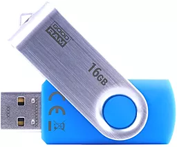 Флешка GooDRam 16GB UTS3 Twister USB 2.0 (UTS2_0160B0R11) Blue - фото Флешка GooDRam 16GB UTS3 Twister USB 2.0 (UTS2_0160B0R11) Blue