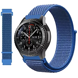 Змінний ремінець для розумного годинника Nylon Style для Amazfit Stratos 1/2/2S/3/GTR 2/GTR 47mm/GTR Lite 47mm/Nexo/Pace (705888) Blue
