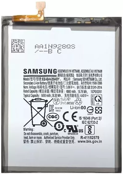 Акумулятори для телефону Samsung A326 Galaxy A32 5G фото