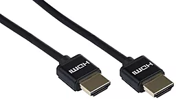 Видеокабель 2E Ultra Slim HDMI v2.0 4k 60 hz 2m black (2EW-1119-2m) - миниатюра 2