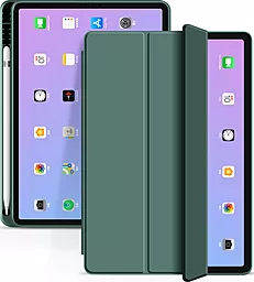 Чехол для планшета BeCover для Apple iPad Air 10.9" 2020, 2022, iPad Pro 11" 2018 Dark Green (705514) - фото Чехол для планшета BeCover для Apple iPad Air 10.9" 2020, 2022, iPad Pro 11" 2018 Dark Green (705514)