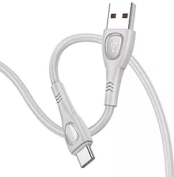 Кабель Borofone BX98 Superior USB-A - Type-C 15w 3a 1м cable Gray - миниатюра 2 Кабель Borofone BX98 Superior USB-A - Type-C 15w 3a 1м cable Gray - миниатюра 2