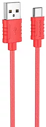 Кабель Borofone BX52 USB-A - Type-C 15w 3a 1м cable Red - фото Кабель Borofone BX52 USB-A - Type-C 15w 3a 1м cable Red