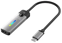 Видеокабель USB Type-C - HDMI v2.1 8k 60hz 0.15m gray (JCA157-N) J5create