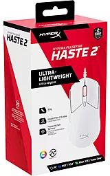 Компьютерная мышка HyperX Pulsefire Haste 2 White (6N0A8AA) - миниатюра 8