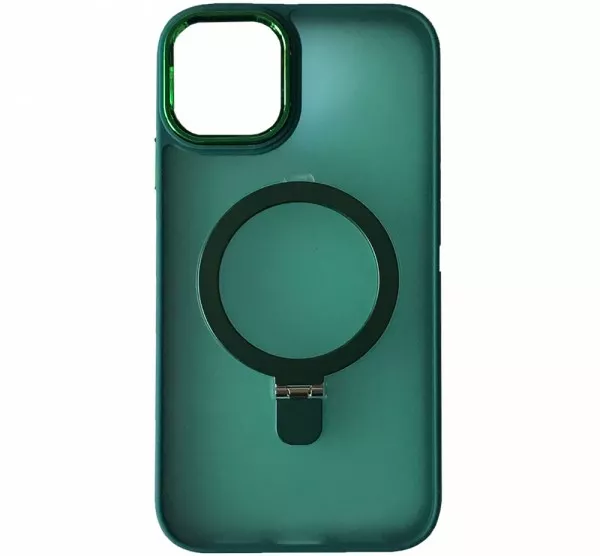 Чохол 1TOUCH Matte Ring-MagSafe для iPhone 12 Pro Max Green - фото 1