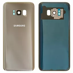 Задняя крышка корпуса Samsung Galaxy S8 G950 со стеклом камеры Original Maple Gold