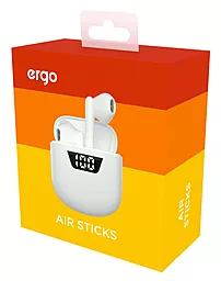 Наушники Ergo BS-720 Air Sticks White - миниатюра 8