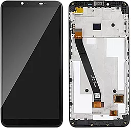 Дисплей Cubot X19 с тачскрином и рамкой, оригинал, Black