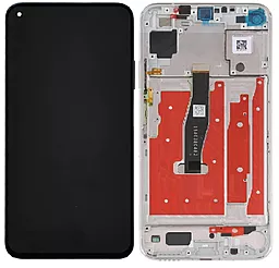 Дисплей Huawei Honor 20, Nova 5T с тачскрином и рамкой, оригинал, Silver - фото Дисплей Huawei Honor 20, Nova 5T с тачскрином и рамкой, оригинал, Silver
