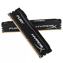 Оперативная память Kingston 16Gb (2x8GB) DDR4 3200 MHz HyperX Fury (HX432C18FB2K2/16) Black - миниатюра 4