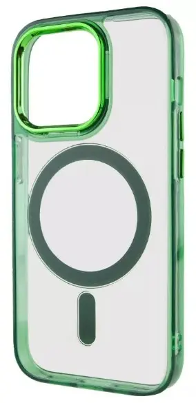 Чехол Epik Iris with MagSafe для Apple iPhone 13 Pro Green - фото 3