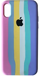Чехол 1TOUCH Silicone Case Full для Apple iPhone X, iPhone XS Rainbow 2