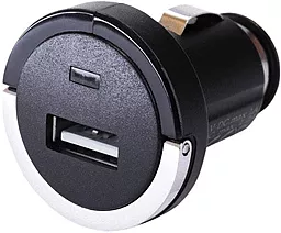 Автомобильное зарядное устройство STRAX single 2.4a car charger black (4029948595757)