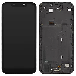 Дисплей Blackview A30 с тачскрином и рамкой, Black