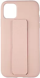 Чехол Epik Silicone Case Hand Holder Apple iPhone 12 Mini Pink Sand