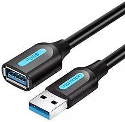 Кабель (шлейф) Vention USB 3.0 AM/AF 5м черный (CBHBJ) - фото Кабель (шлейф) Vention USB 3.0 AM/AF 5м черный (CBHBJ)