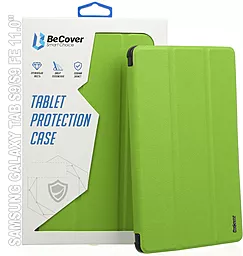 Чехол для планшета BeCover Smart Case для Samsung Galaxy Tab S9, S9 FE 11.0" Green (710135) - фото Чехол для планшета BeCover Smart Case для Samsung Galaxy Tab S9, S9 FE 11.0" Green (710135)