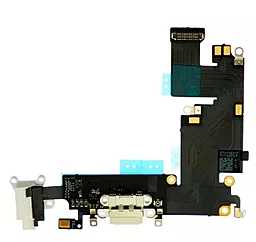 Нижній шлейф Apple iPhone 6 Plus з роз'ємом зарядки, навушників і мікрофоном Silver - фото Нижній шлейф Apple iPhone 6 Plus з роз'ємом зарядки, навушників і мікрофоном Silver