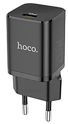 Сетевое зарядное устройство с быстрой зарядкой Hoco N19 25w PD USB-C fast charger black - фото Сетевое зарядное устройство с быстрой зарядкой Hoco N19 25w PD USB-C fast charger black