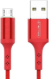 Кабель Jellico LED KDS-70 USB-A - micro USB 15w 3a 1.2м cable Red - фото Кабель Jellico LED KDS-70 USB-A - micro USB 15w 3a 1.2м cable Red