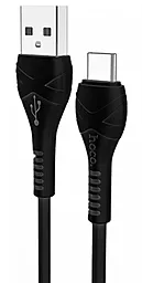 Кабель Hoco X37 Cool Power USB-A - Type-C 15w 3a 1м cable Black - фото Кабель Hoco X37 Cool Power USB-A - Type-C 15w 3a 1м cable Black