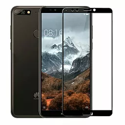 Захисне скло Walker Full Glue Huawei Y7 2018 Black