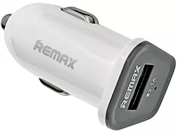 Автомобільний зарядний пристрій Remax Single Car Charger (updated) 12W 2.1A USB-A White (RCC101)
