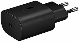 Сетевое зарядное устройство с быстрой зарядкой Samsung 25w PD USB-C home charger OEM black - фото Сетевое зарядное устройство с быстрой зарядкой Samsung 25w PD USB-C home charger OEM black