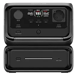 Зарядна станція EcoFlow RIVER 3 Max 600W 572Wh LiFePO4 (EFRIVER3Max-EU-CBOX) - фото Зарядна станція EcoFlow RIVER 3 Max 600W 572Wh LiFePO4 (EFRIVER3Max-EU-CBOX)